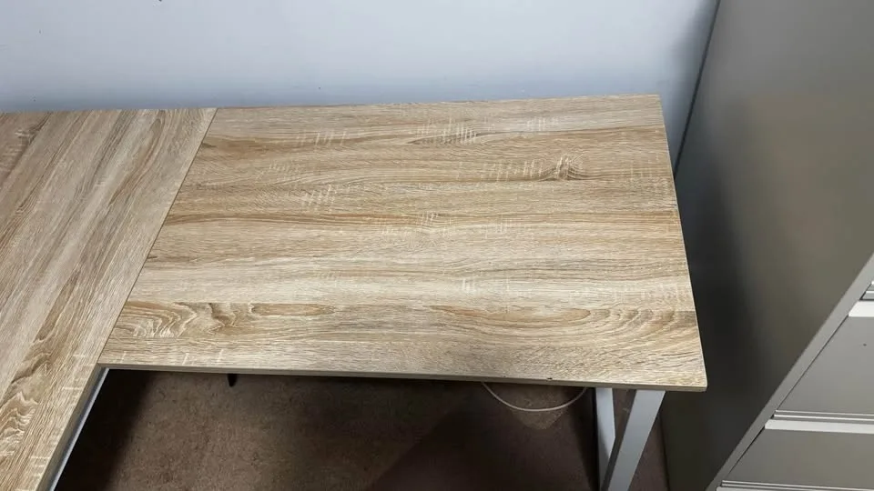 Spacious L-Shaped Corner Desk – Perfect for Office or Gaming Set image indicator(2)