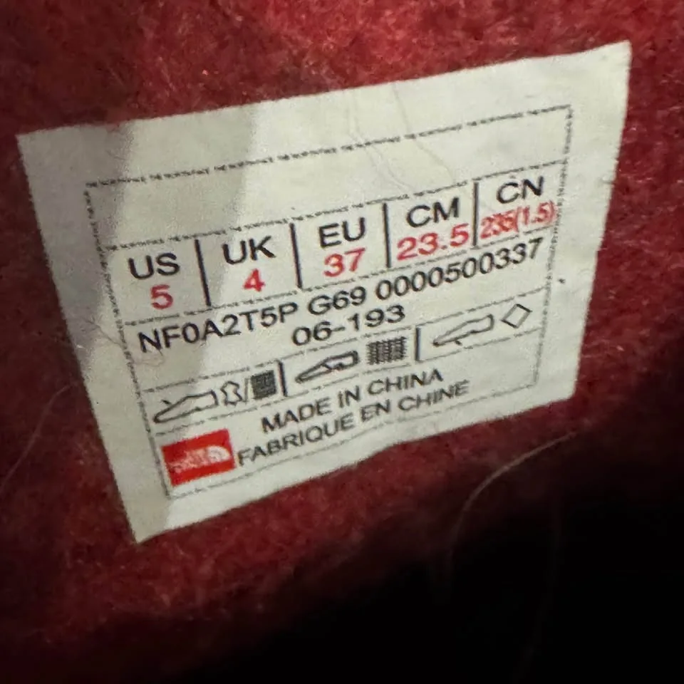 THE NORTH FACE unisex WINTER Boots - new sz.5 LIKE NEW image indicator(10)