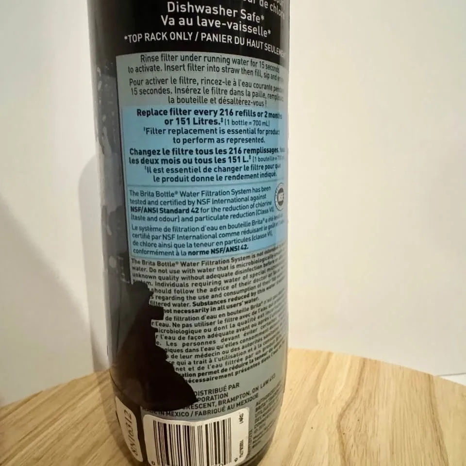 BRAND NEW Brita Water Filtration Bottle image indicator(7)