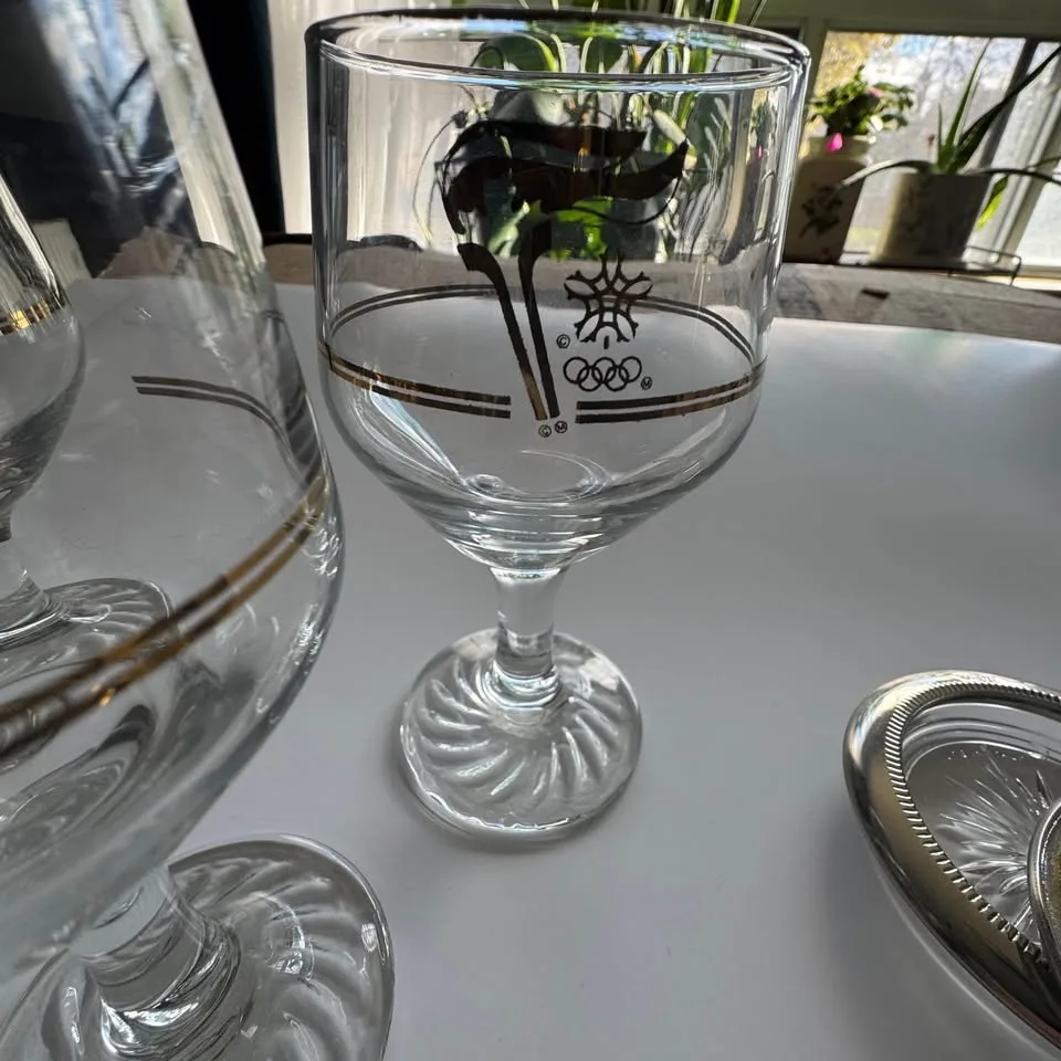 1988 Calgary Winter Olympics Goblets - Set of 4 image indicator(6)