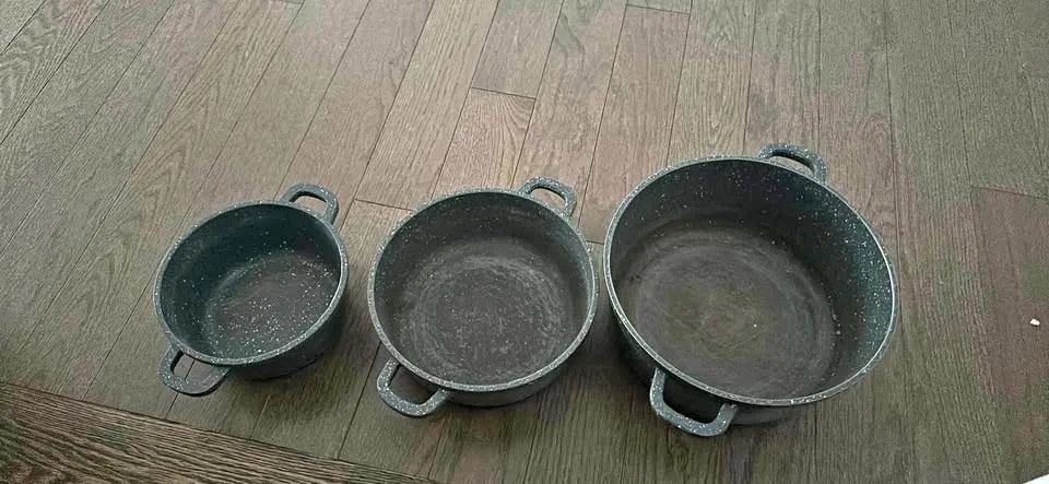 3 cooking Pots