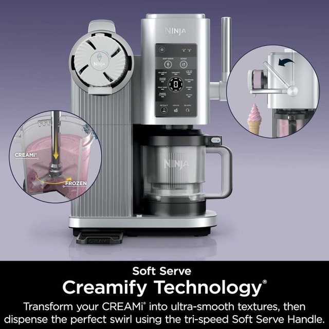 New 13-in-1 Ninja CREAMi Swirl Home Ice Cream Maker - photo 3