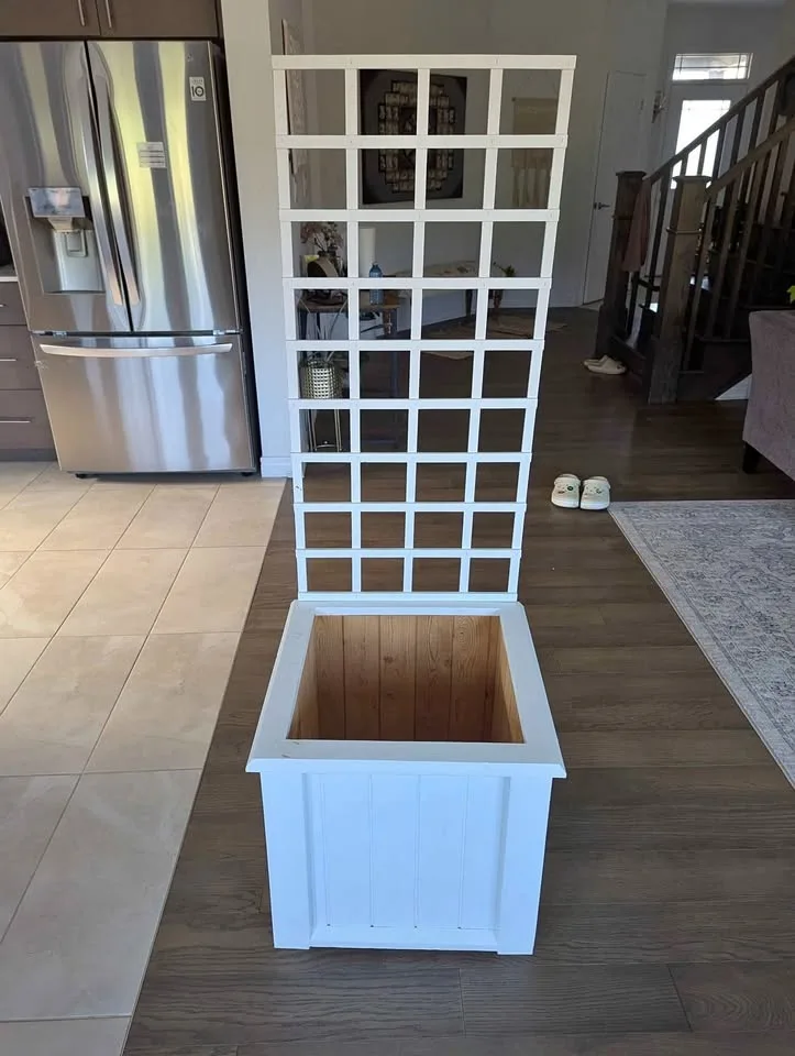 Beautiful White Handmade Trellis