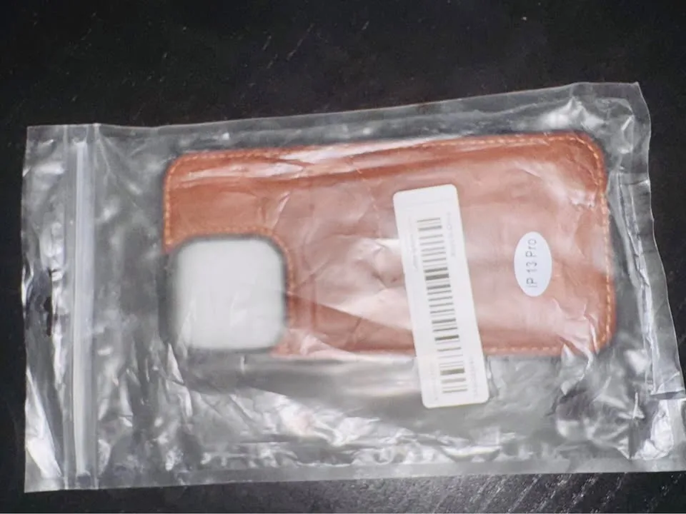 IPhone 13 Pro new Leather case with wallet for cards image indicator(3)