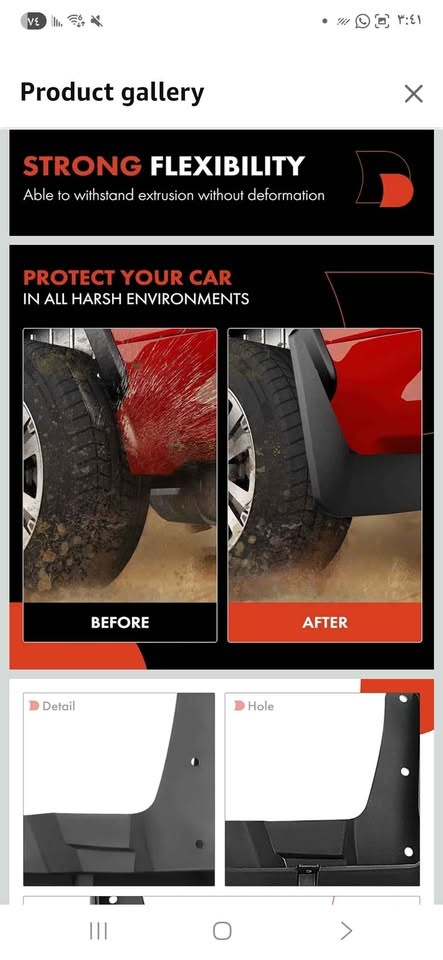 Toyota Sienna 3rd Gen Mud Flaps - New - photo 5