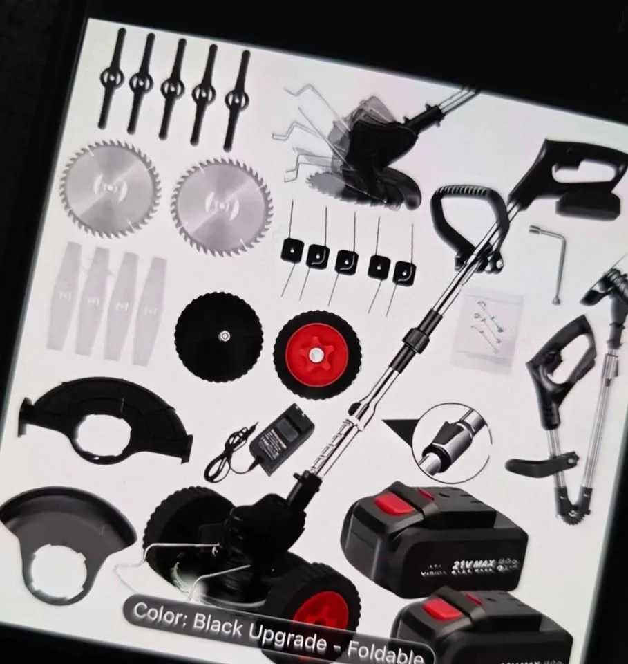 Ultimate Cordless Grass Trimmer Kit - 3-in-1 Garden Solution image indicator(2)