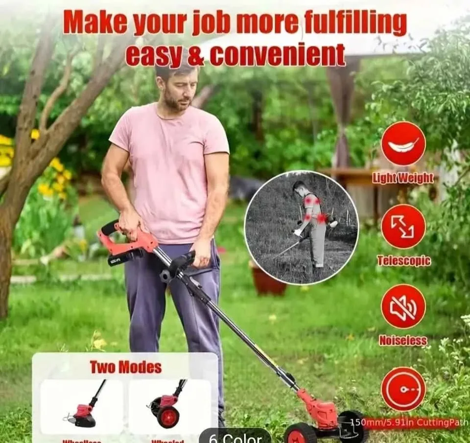 Ultimate Cordless Grass Trimmer Kit - 3-in-1 Garden Solution image indicator(7)