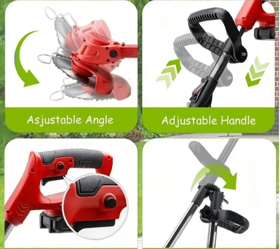Ultimate Cordless Grass Trimmer Kit - 3-in-1 Garden Solution image indicator(9)
