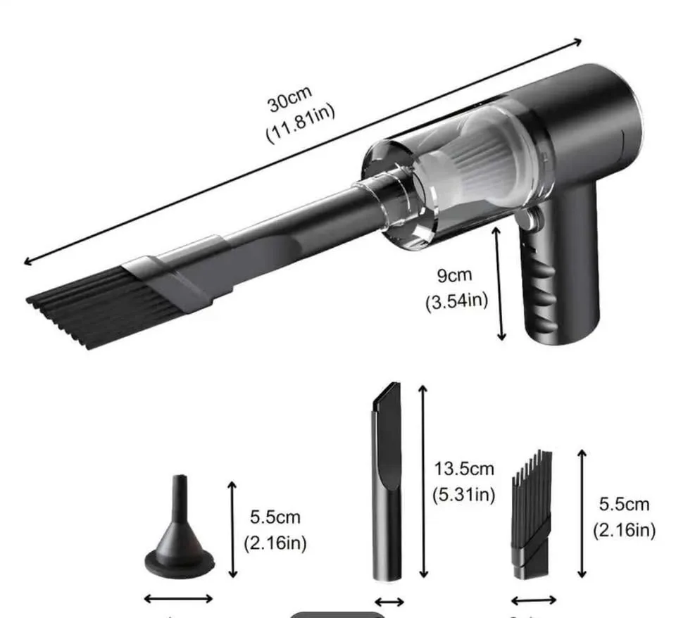 Cordless Handheld Car Vacuum Cleaner image indicator(2)