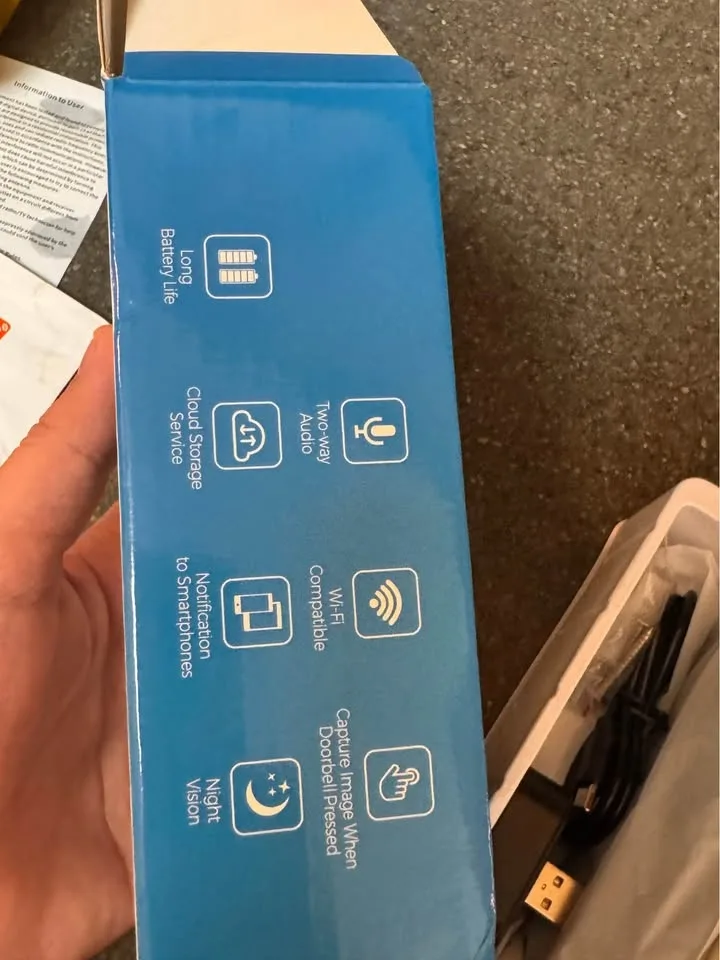 SMART HOME VIDEO DOORBELL image indicator(4)