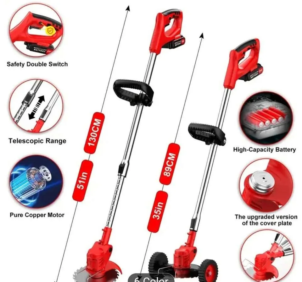 Ultimate Cordless Grass Trimmer Kit - 3-in-1 Garden Solution image indicator(6)