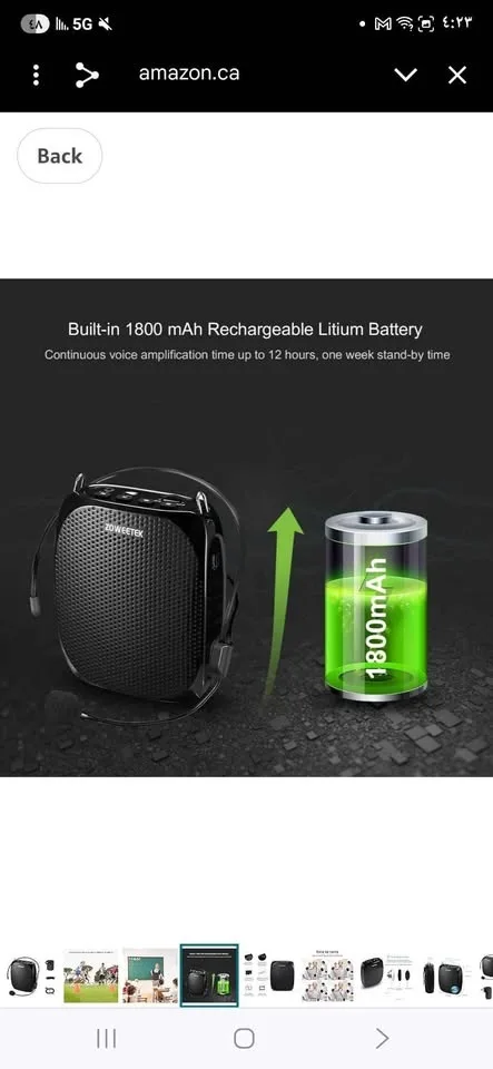 Portable Voice Amplifier Bluetooth 30W image indicator(4)