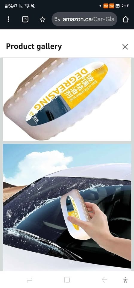 Car Glass Oil Window Cleaner - Glass Stripper & Water Stains Rem - photo 4