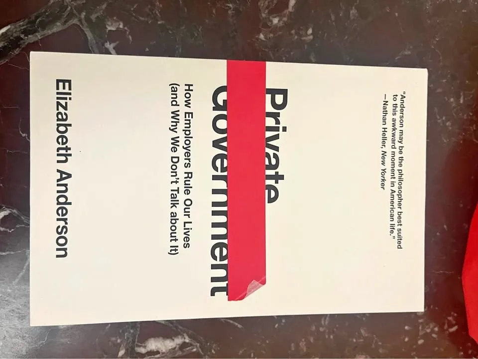 Private Government - Elizabeth Anderson