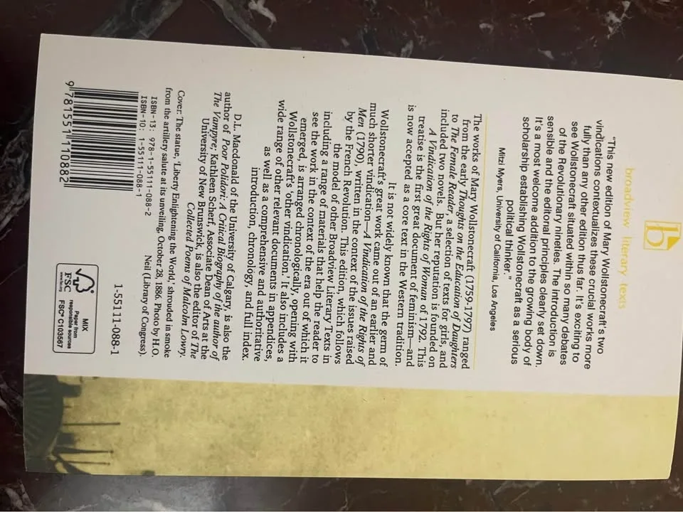 The Vindications - Mary Wollstonecraft image indicator(2)