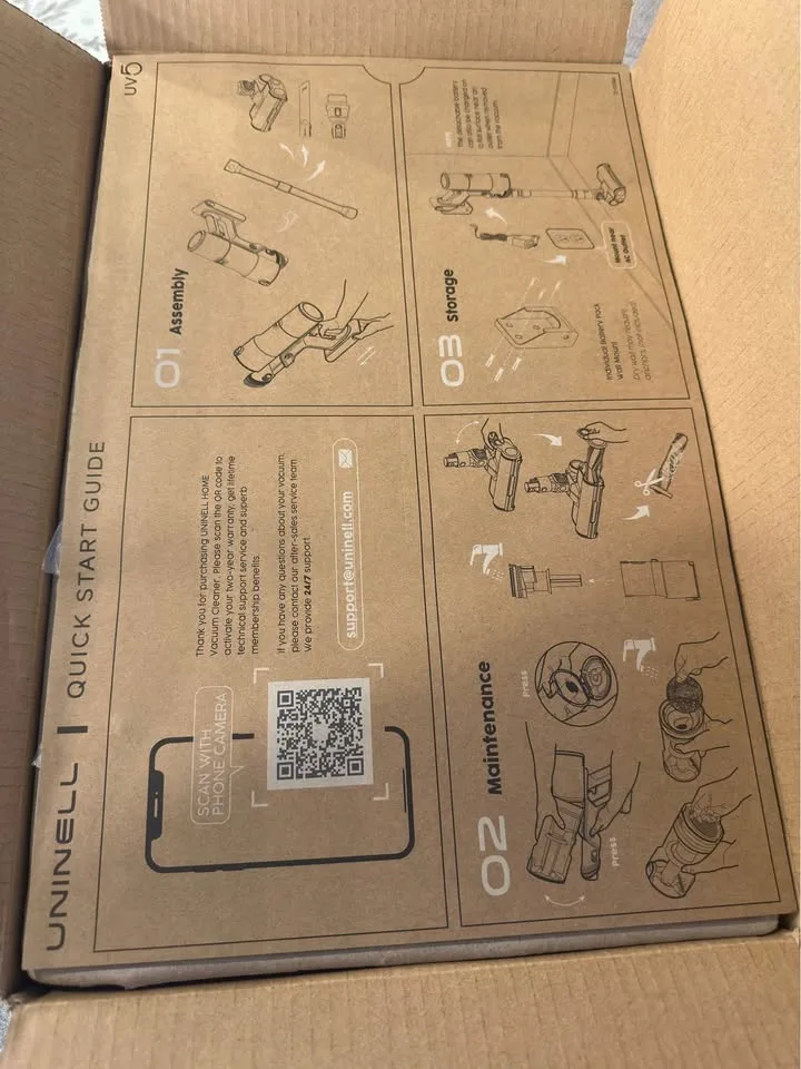 Uninell Cordless Stick Vacuum Cleaner image indicator(7)