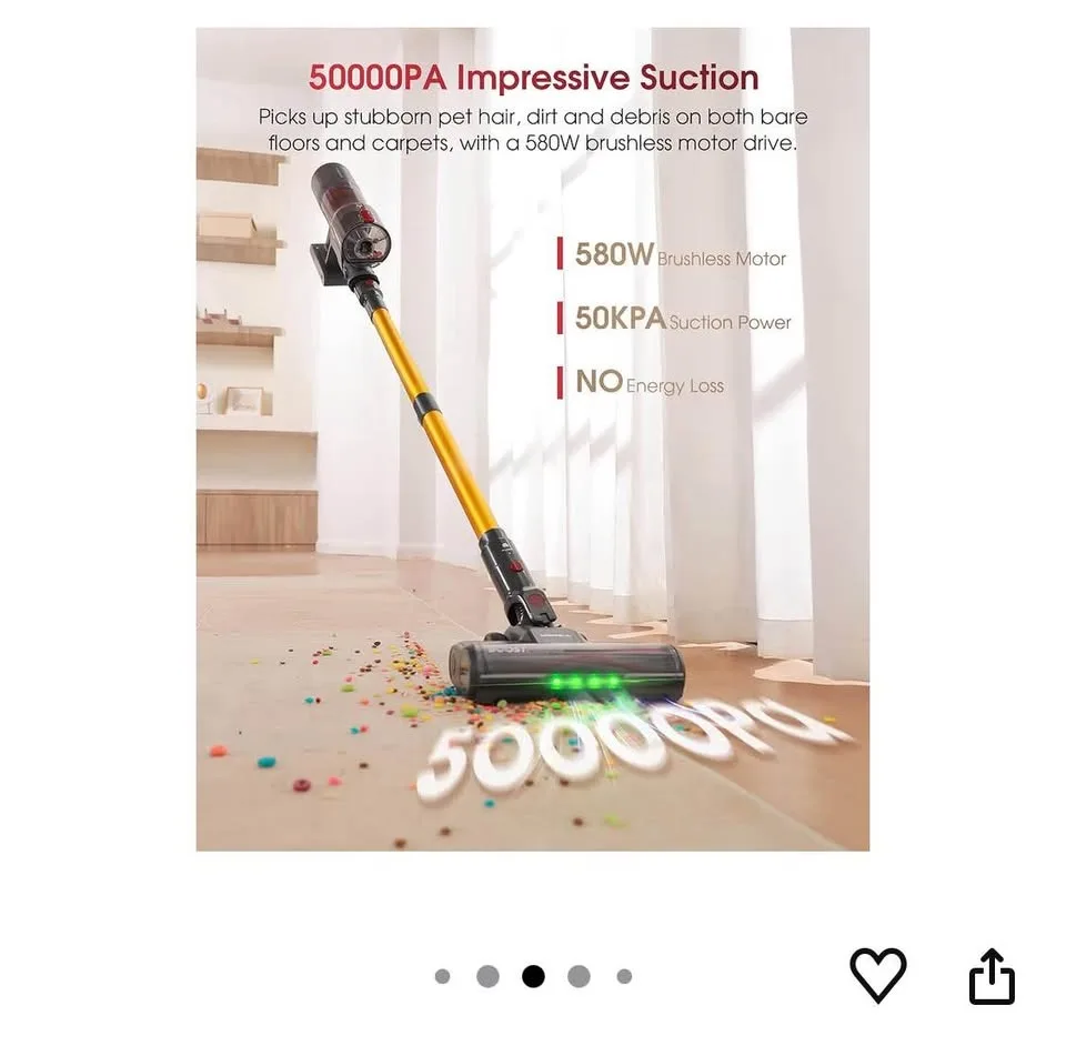 Uninell Cordless Stick Vacuum Cleaner image indicator(9)