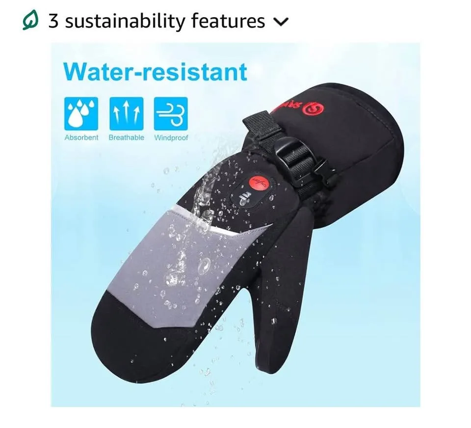 SAVIOR HEAT Heated Ski Gloves image indicator(6)