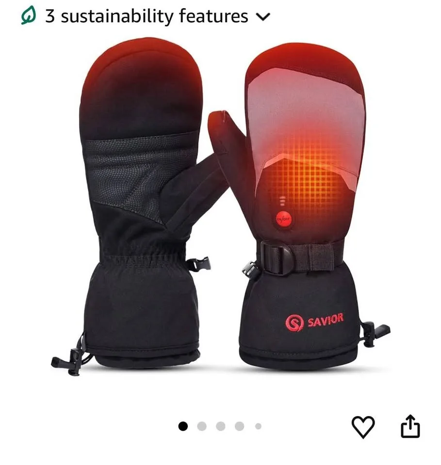 SAVIOR HEAT Heated Ski Gloves image indicator(7)