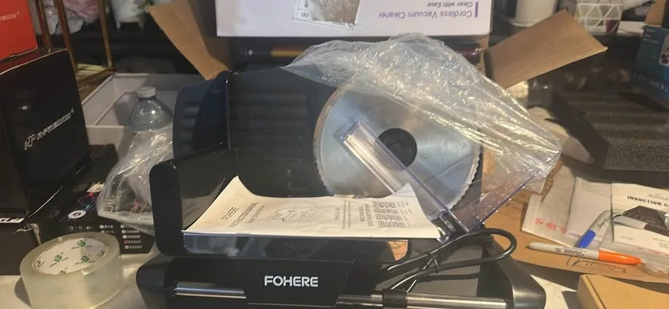 FOHERE Electric Meat Slicer image indicator(4)