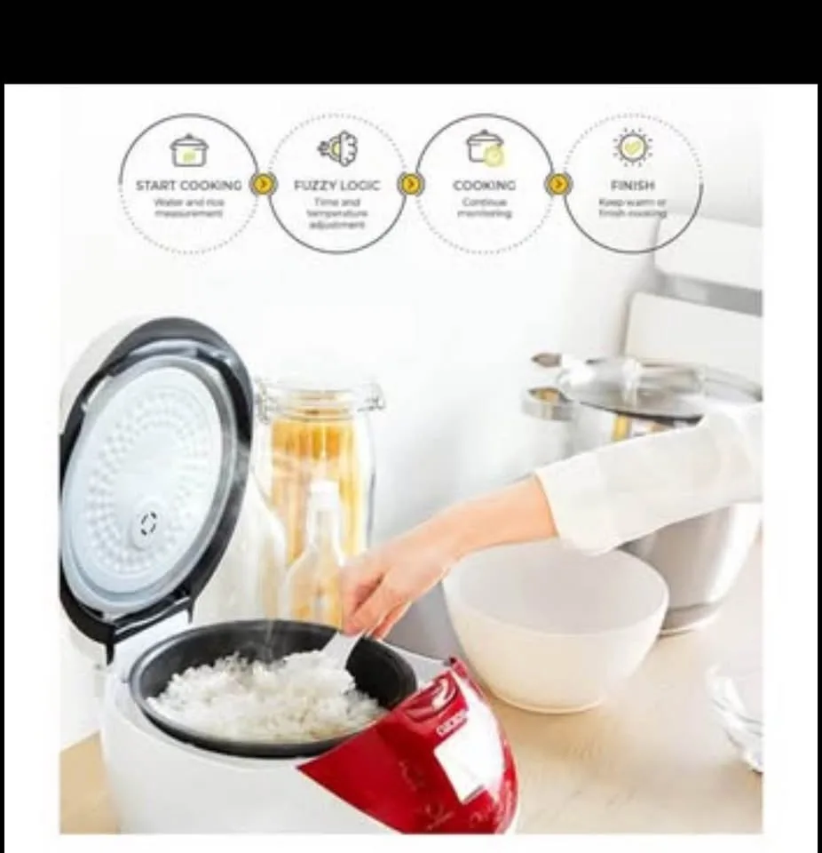 🍚 CUCKOO Red Rice Cooker 6 CUPS 🍚 image indicator(5)