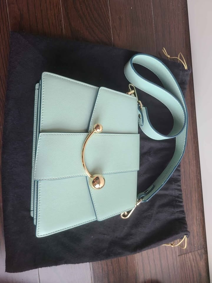 Strathberry Blue Crescent Bag - photo 2