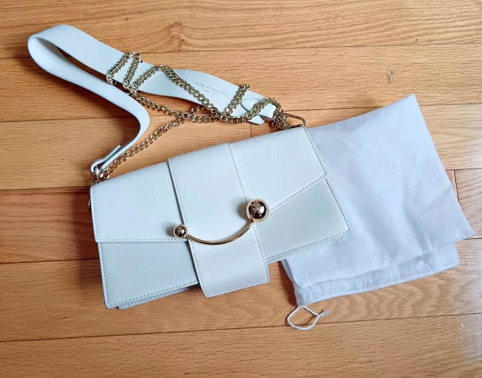 Strathberry Vanilla Crescent Bag