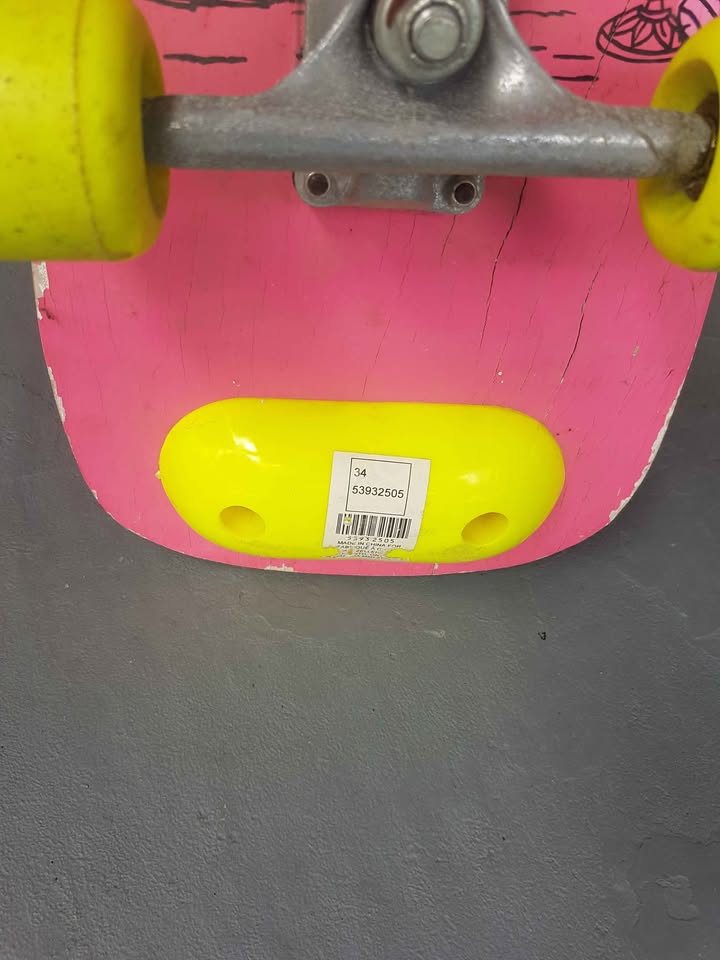 Vintage pink Beauty and the Beast skateboard - photo 4