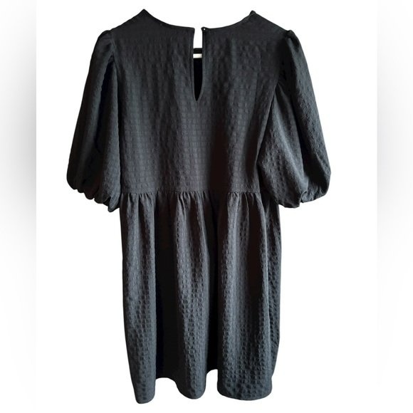 MABLE Waffle Texture Puffy Sleeve Dress - photo 2