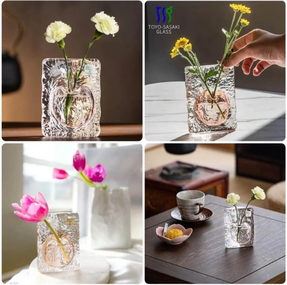 NEW✨Apple Shaped Glass Flower Vase by IWASAWA (Japan) image indicator(9)