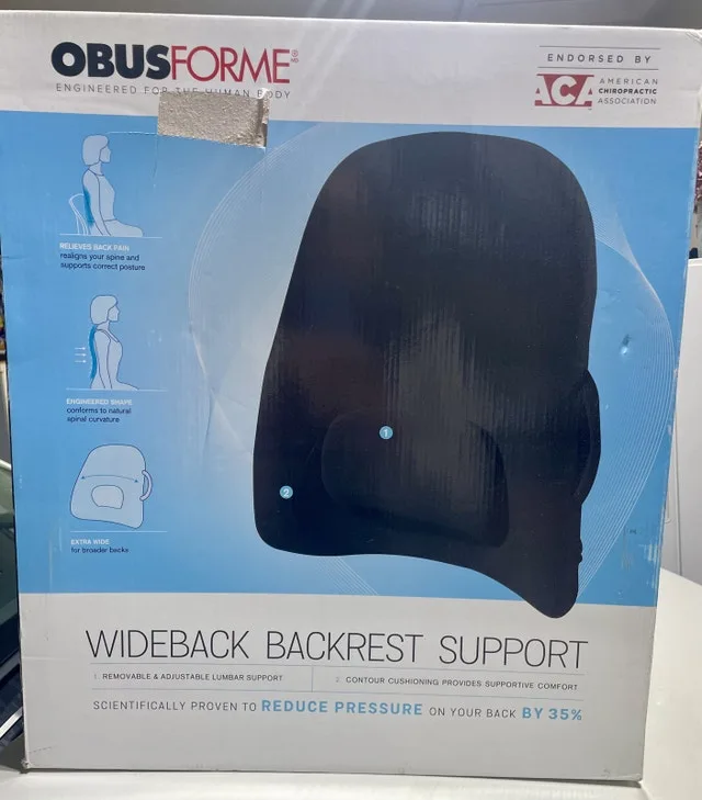 Obusform wide back support