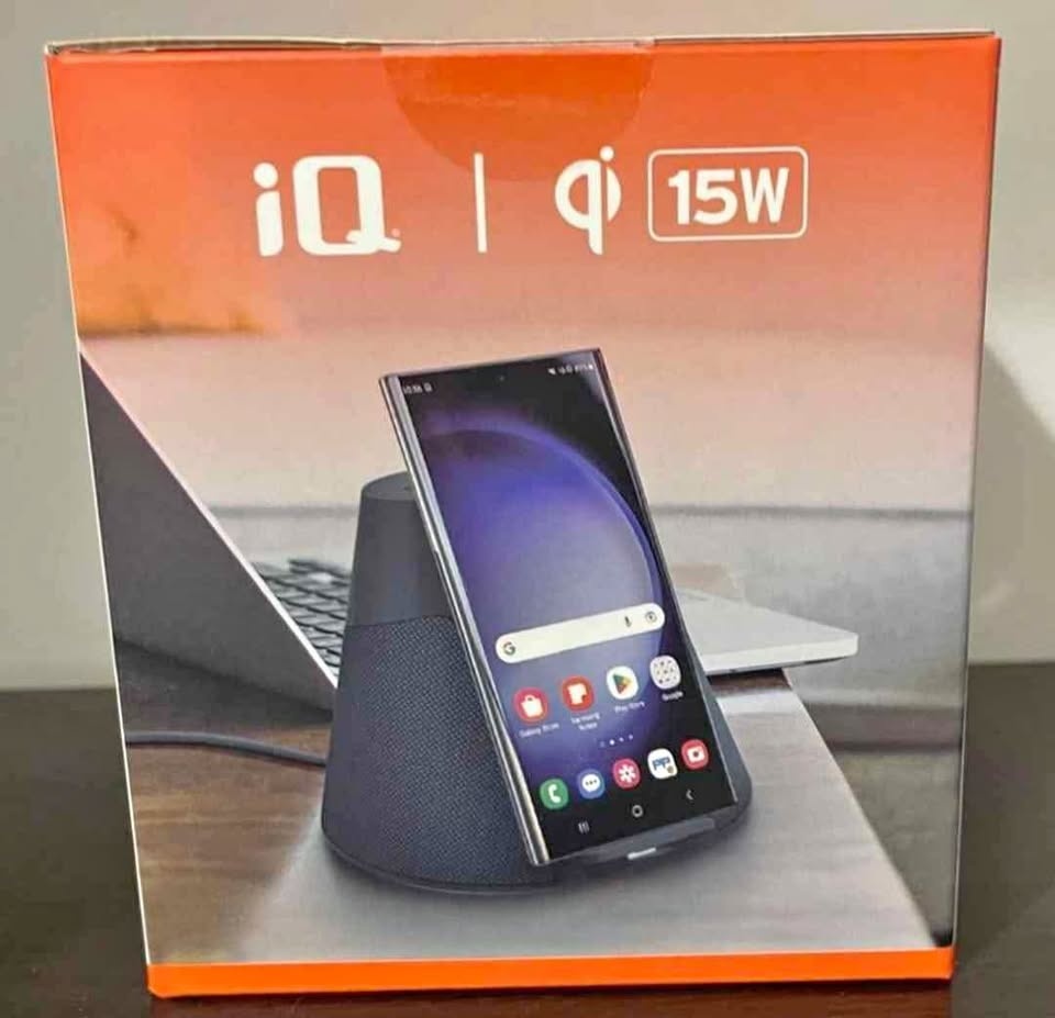 iQ Wave IQWHS1 Home Speaker + Wireless Charger