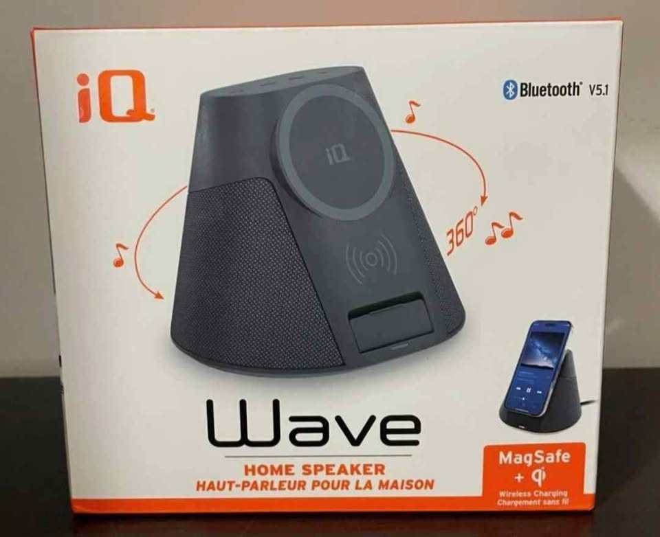 iQ Wave IQWHS1 Home Speaker + Wireless Charger - photo 4