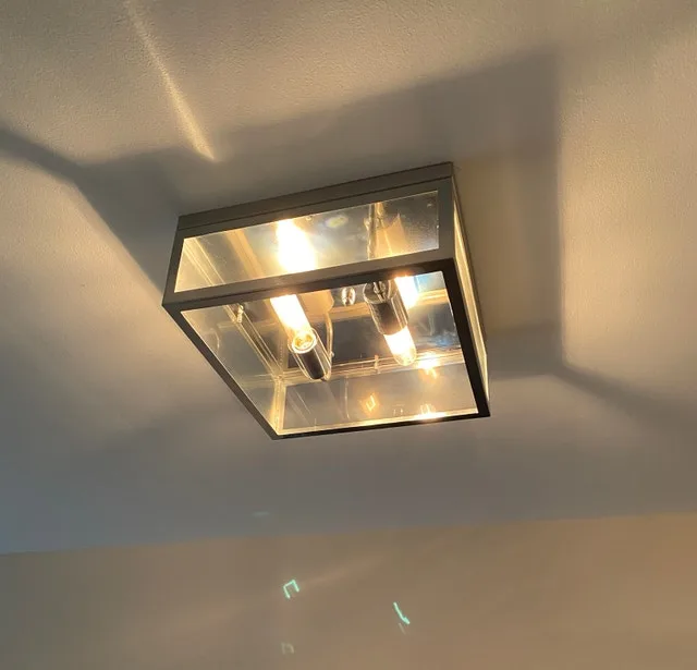 Two 13” Flush Mounted Lights