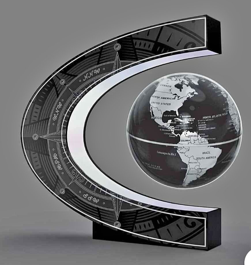 Sculpture de globe en lévitation The Bradford Exchange