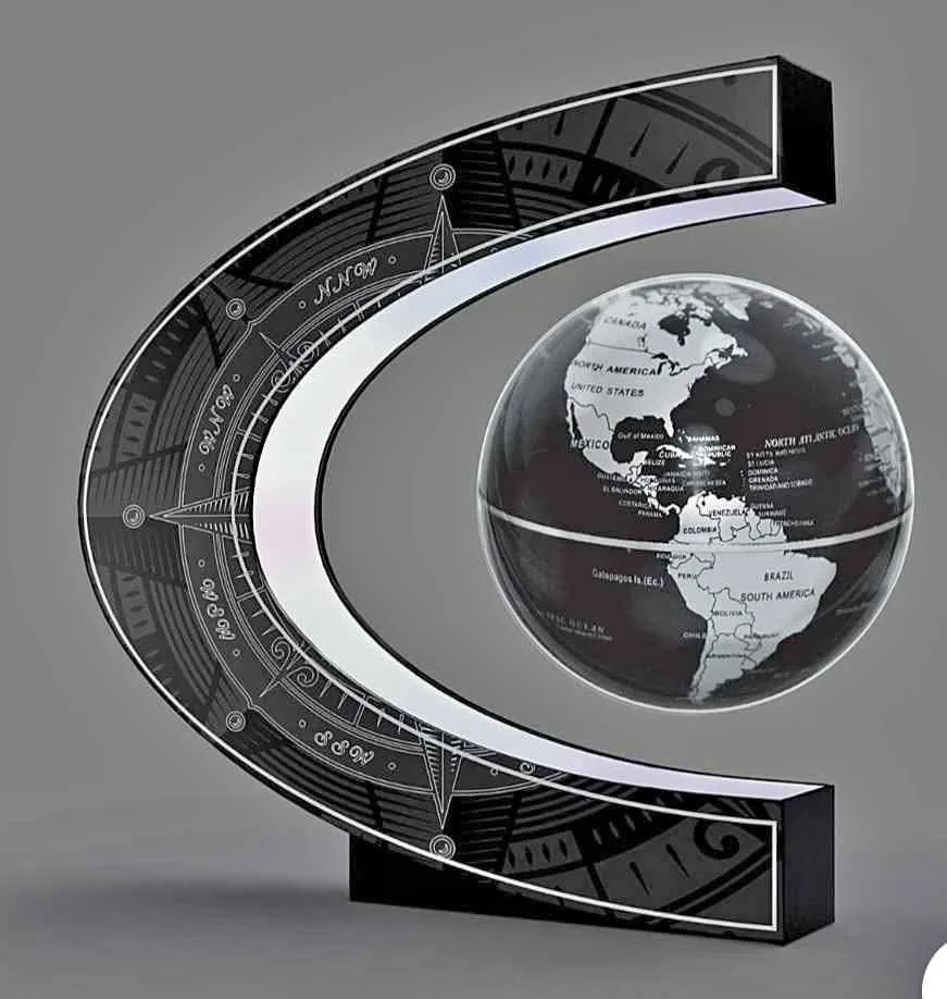 Sculpture de globe en lévitation The Bradford Exchange