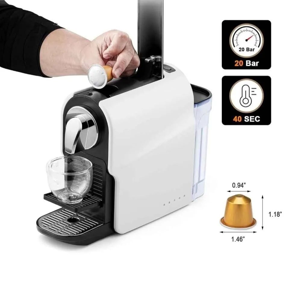 beanglass Espresso Pod Machine for Home image indicator(6)
