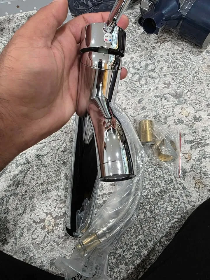 Walsport Small Bathroom Sink and Faucet Combo image indicator(7)