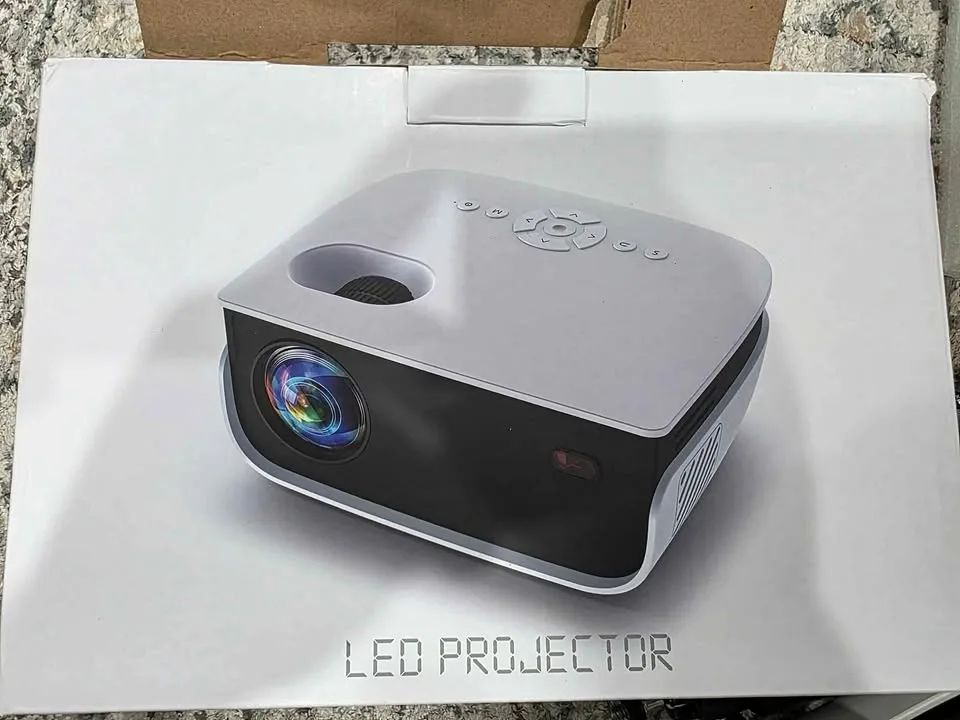Outdoor Projector, Mini Projector for Home Theater, 7500 L