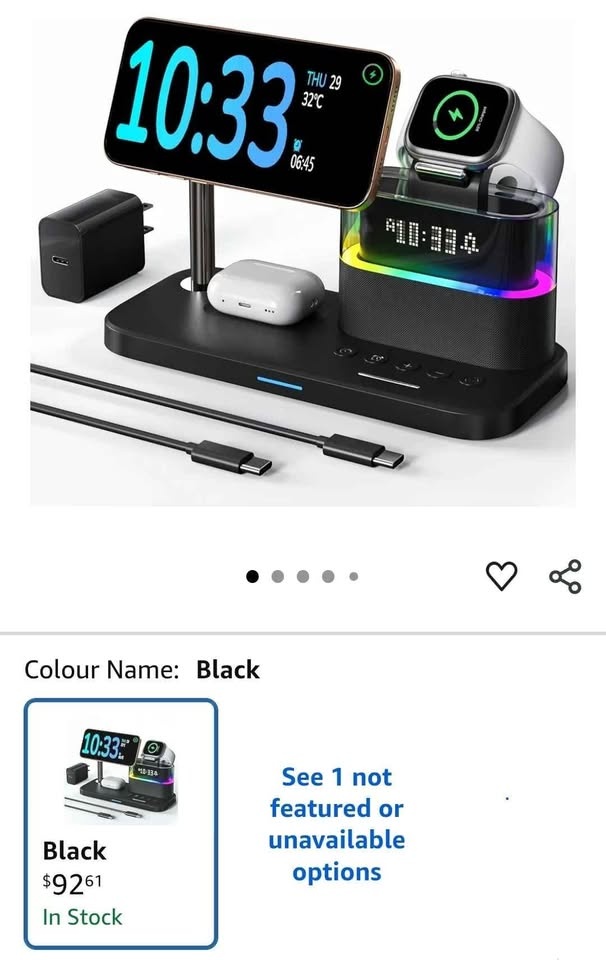 5 in 1 Wireless Charging Station for Apple,Mag-Safe Charger - photo 2