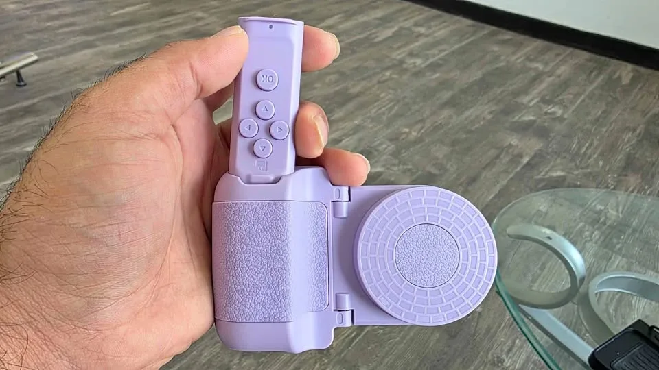 Magnetic Camera Handle Stand, Rotatable Wireless