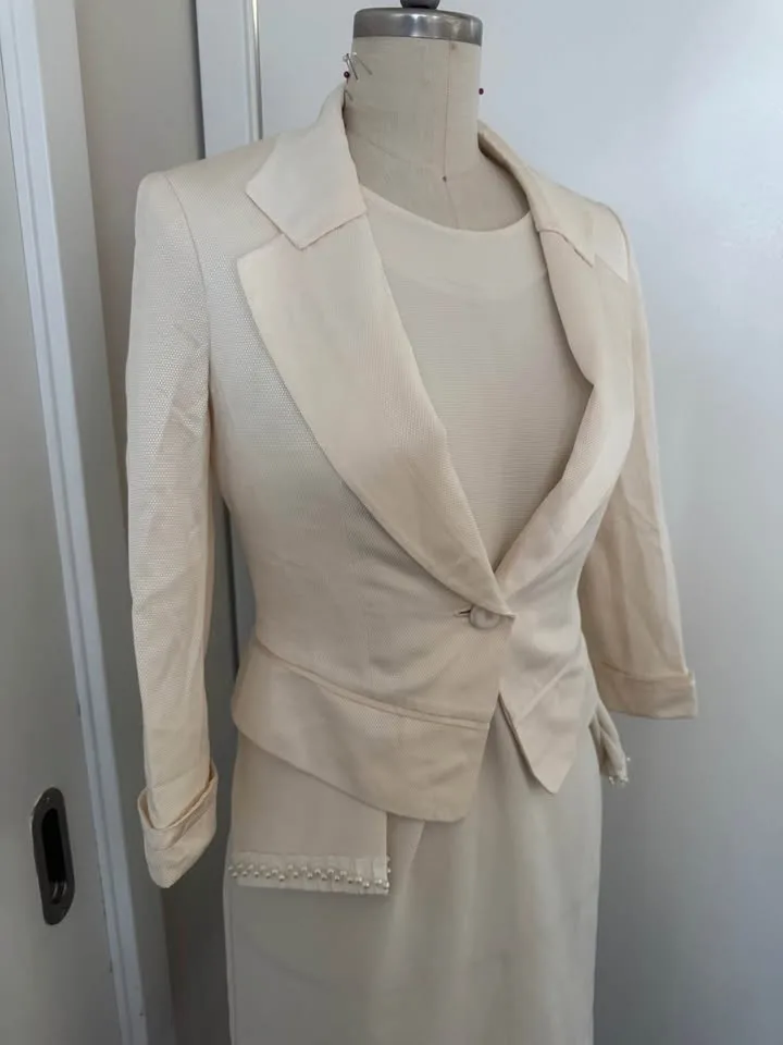 Ladies Size Small / Size 4 Dress and Blazer Set $40 Worn Once image indicator(5)