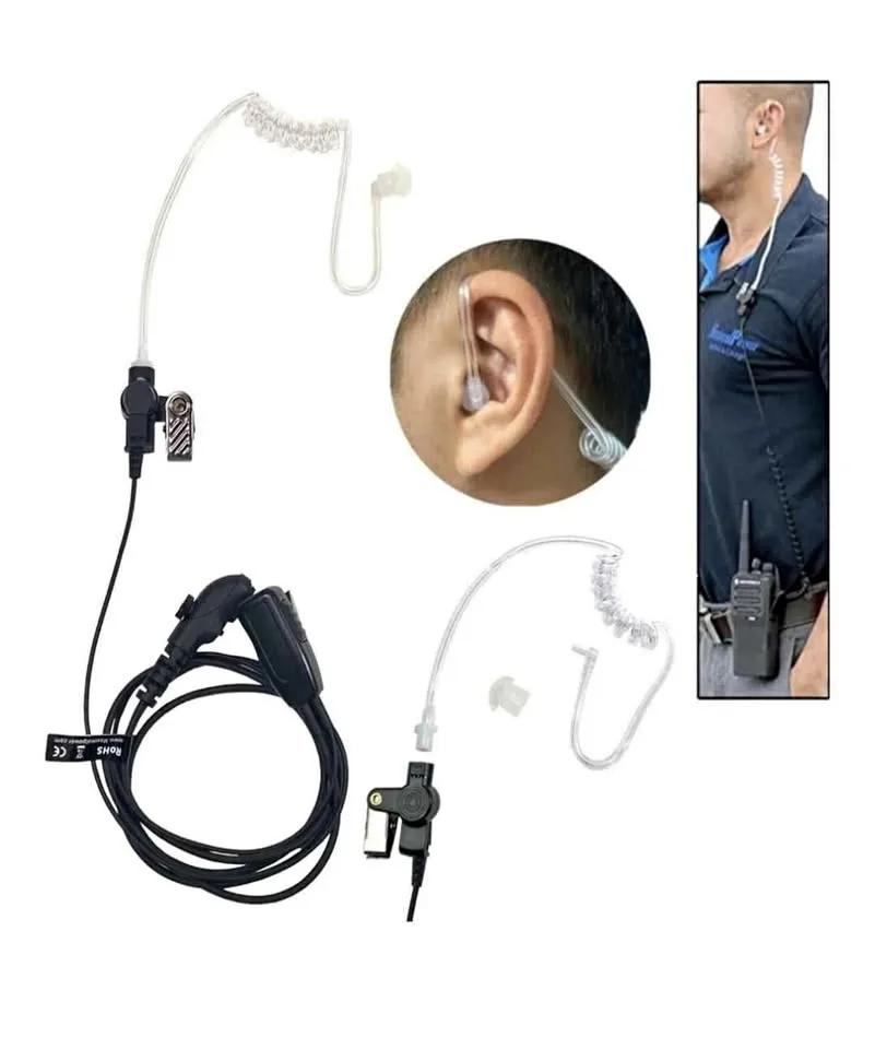 HYTERA HYT Single Wire 2-Pin Radio Earbud Headset
