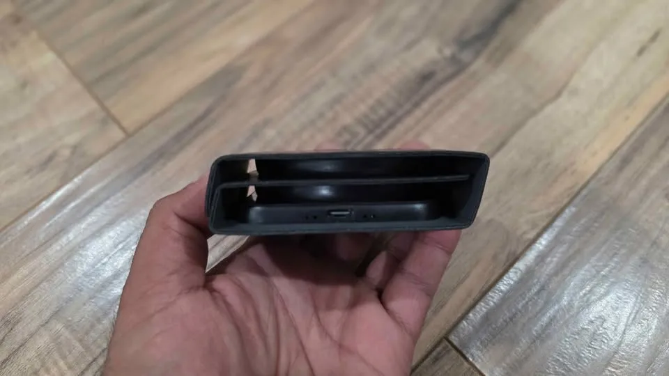 3-In-1 Wireless Charger, Black, 10-in x 3-in image indicator(3)