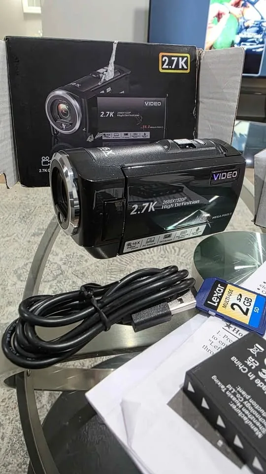 Muitune Camcorder Video Camera QHD 2.7K 56MP 16X image indicator(3)