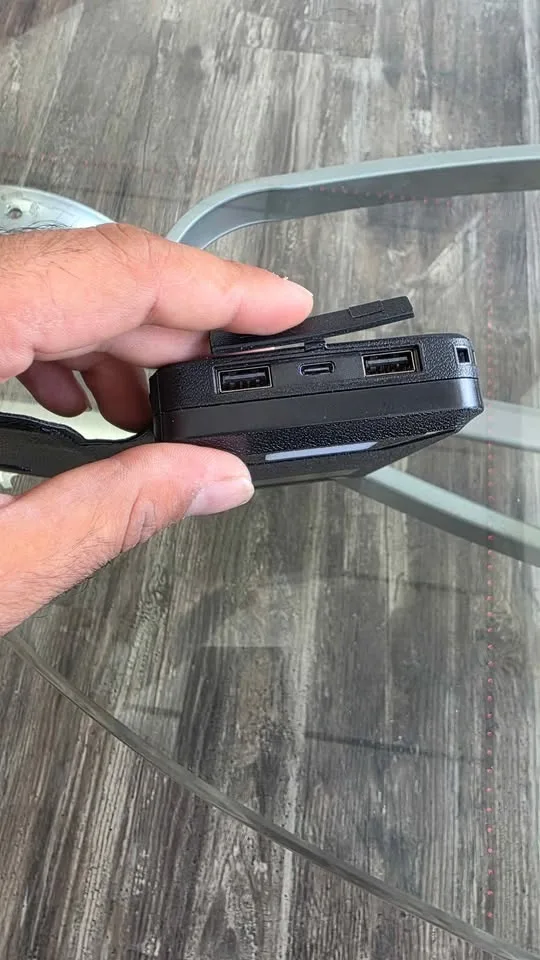 Solar Charger Power Bank YD-820W-38800mAh Solar with Dual 5V3.1A image indicator(3)