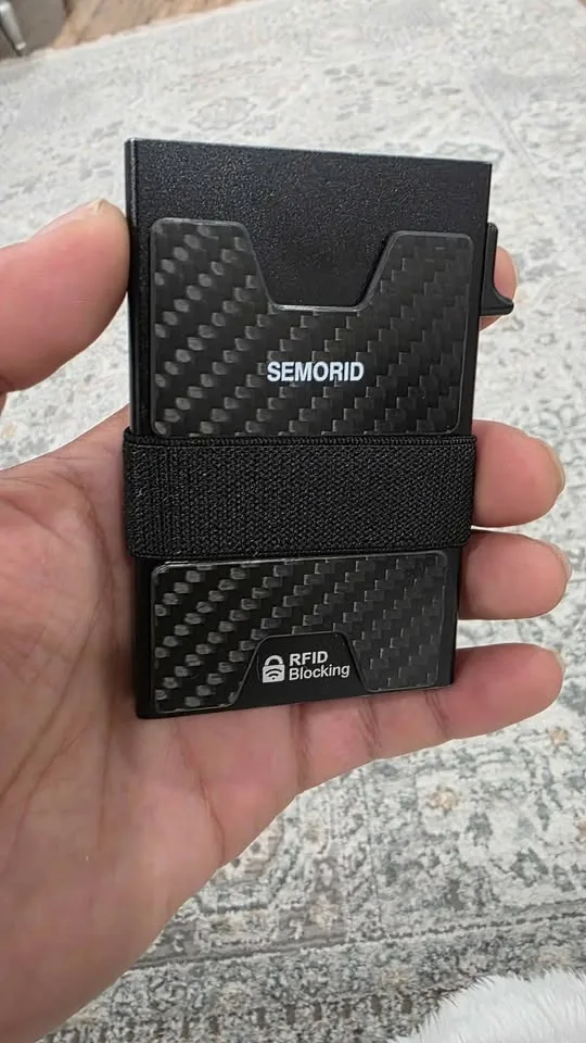 SEMORID Slim Aluminum Card Holder image indicator(2)