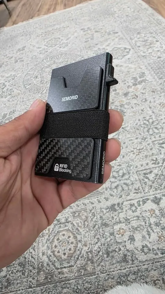 SEMORID Slim Aluminum Card Holder image indicator(3)