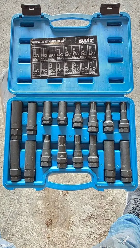 Multi-Point Lug Nut Key Set - 16 Pieces for Safe and Efficient R image indicator(3)