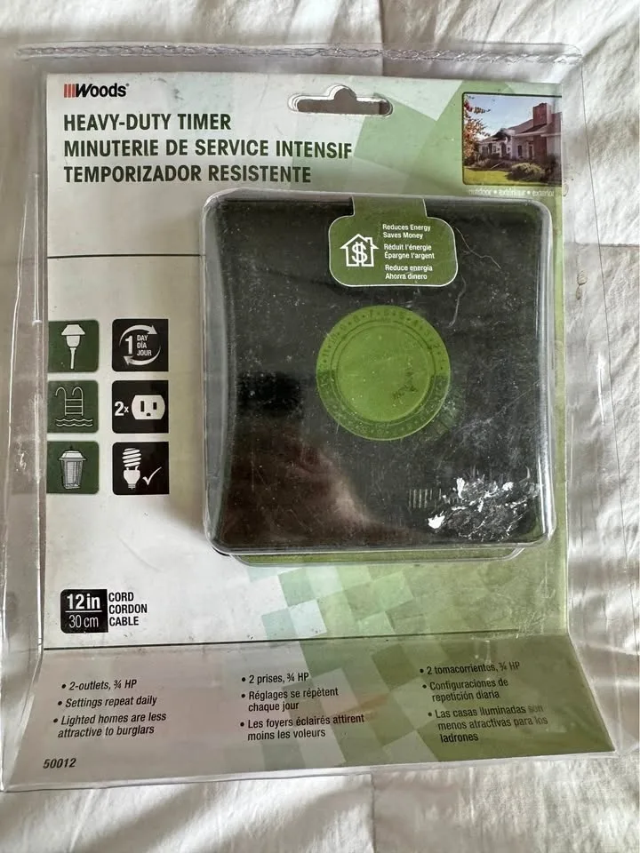 Brand New Outdoor Heavy Duty Timer - Great for Christmas Lights